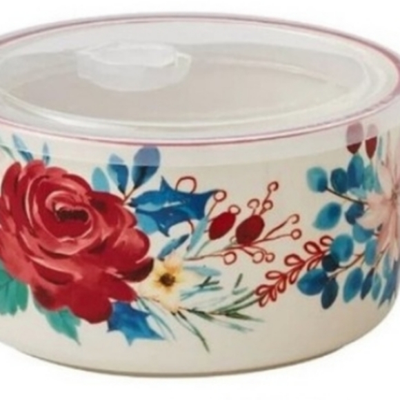 New Pioneer Woman Wishful Winter Holiday Nesting Bowl Set - Picture 4 of 7